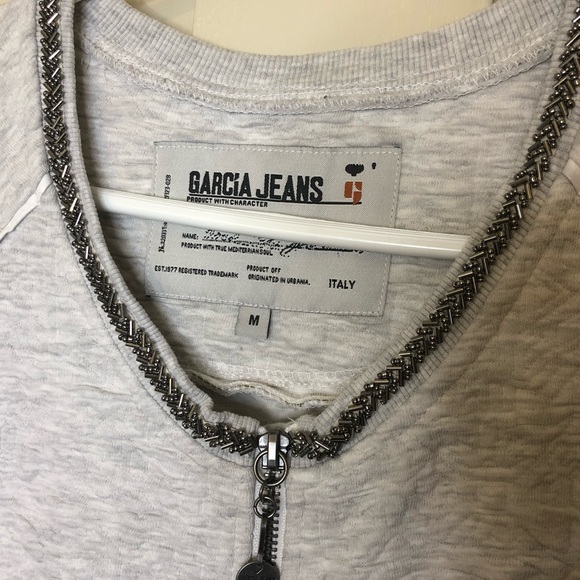 Quilted, beaded, bomber jacket - Picture 3 of 4